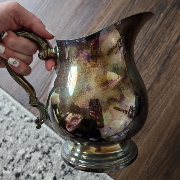 WALLACE 9432 REAL SILVERPLATE WATER PITCHER - Picture 3 of 6